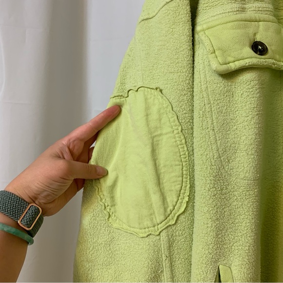 Free People Ruby Jacket Luminary Green Yellow Small - Picture 8 of 11
